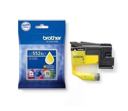 Brother LC-552 XL Yellow Ink Cartridge High Yield
