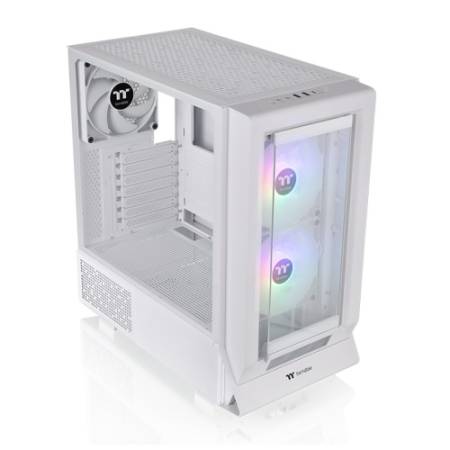 Thermaltake Ceres 350 White + Thermaltake TH360 V2 Ultra EX ARGB Sync CPU Liquid Cooler Snow Edition