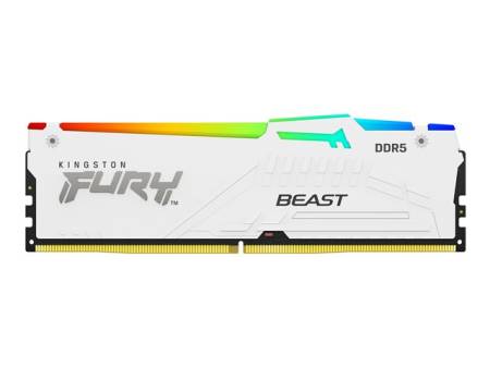 KINGSTON FURY Beast 16GB DIMM 5600MT/s DDR5 CL40 White RGB XMP&nbsp;