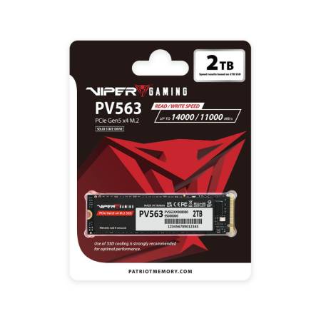 Patriot Viper PV563 2TB M.2 2280 PCIe Gen5 x4 SSD