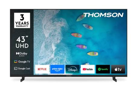 Thomson 43" UHD Google TV; 3840 x 2160 (4K UHD)