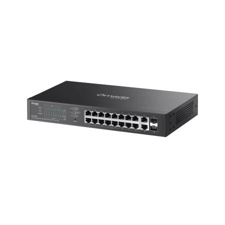 20-портов гигабитов лесно управляем комутатор TP-Link Omada ES220GP с 16 PoE+ порта