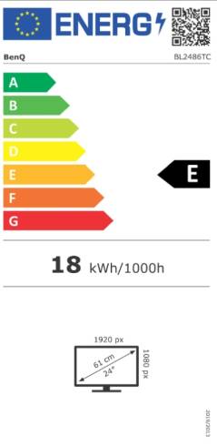 BenQ BL2486TC LED MONITOR BL2486TC BLACK