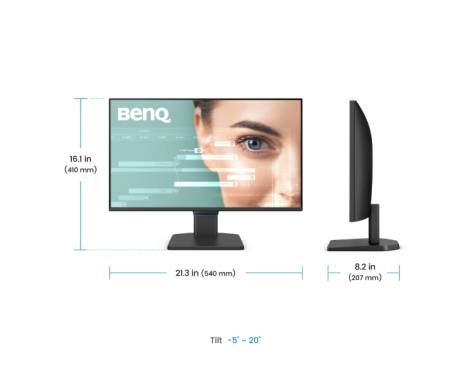 BenQ GW2490C 23.8W WORK &&nbsp; ENTERTAINMENT DISPLAY GW2490C BLACK
