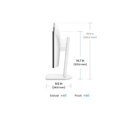 BenQ GW2490TC 23.8W WORK &&nbsp; ENTERTAINMENT DISPLAY GW2490TC WHITE