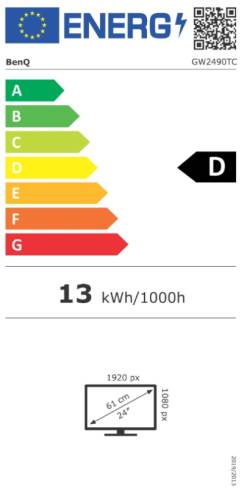 BenQ GW2490TC 23.8W WORK &&nbsp; ENTERTAINMENT DISPLAY GW2490TC WHITE
