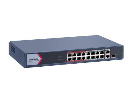 HikVision 16 Port Fast Ethernet Smart POE Switch