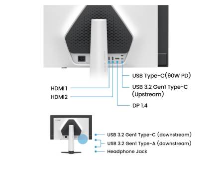 BenQ EX271UZ 27" 4K 166 PPI 240Hz MOBIUZ OLED Gaming Monitor