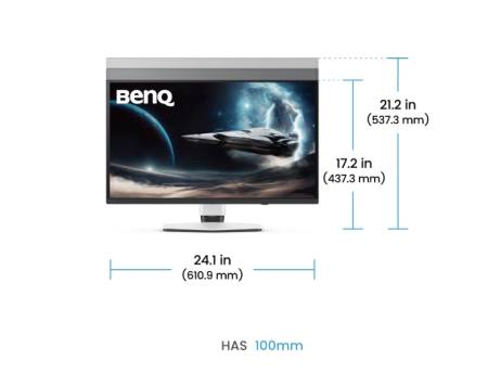 BenQ EX271UZ 27" 4K 166 PPI 240Hz MOBIUZ OLED Gaming Monitor