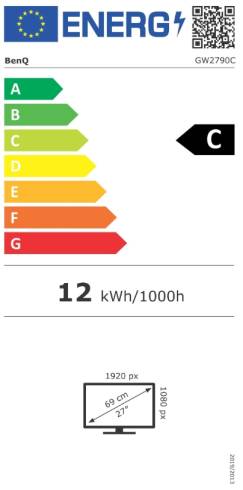 BenQ GW2790C WORK &&nbsp;ENTERTAINMENT DISPLAY GW2790C BLACK