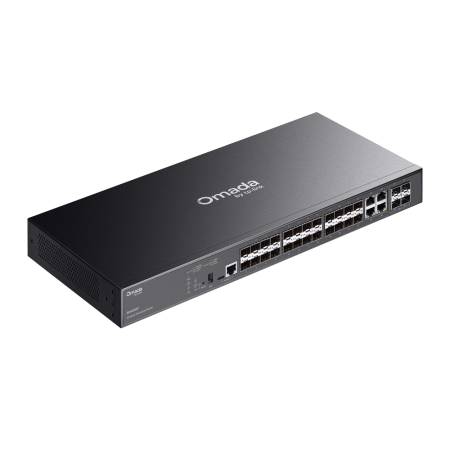 24-портов SFP Stackable Lite L3 управляван комутатор TP-Link Omada Campus SG5428XF с 4&times; 10G порта