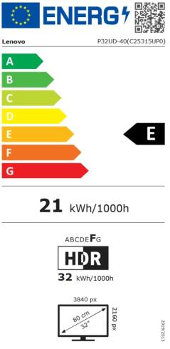 Lenovo ThinkVision P32UD-40 31.5" IPS