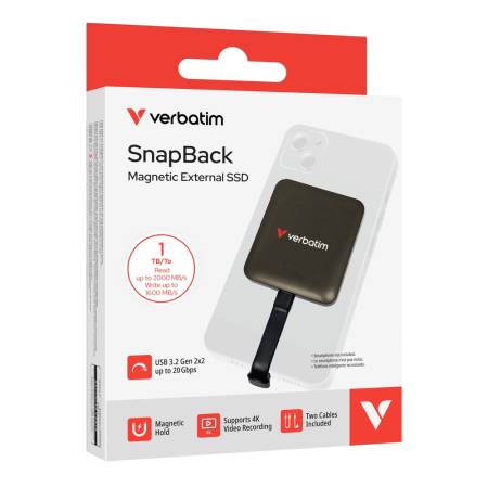 Verbatim SnapBack SSD 1TB Mocha Metallic