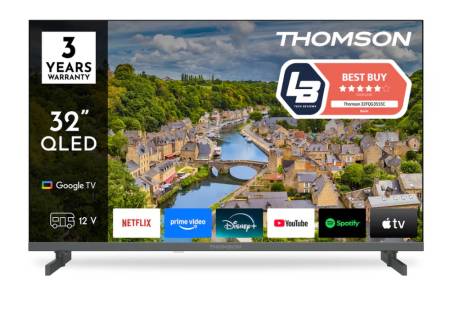Thomson FHD TV 32"; Google TV; 1920 x 1080 (FHD)