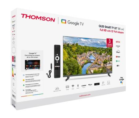 Thomson FHD TV 32"; Google TV; 1920 x 1080 (FHD)