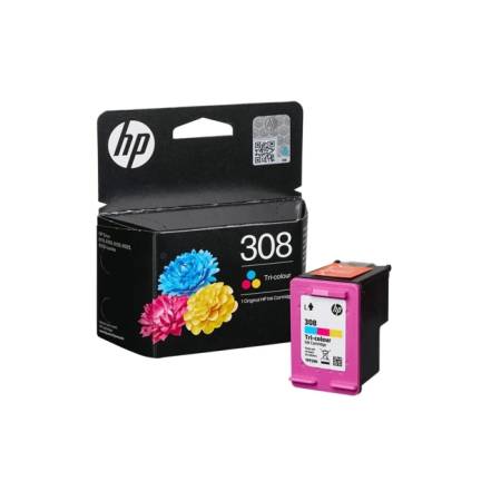 HP 308 Black/Tri-Color Original Ink Cartridge Combo 2-Pack