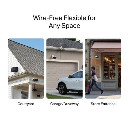 Комплект охранителна камера със соларно захранване Mercusys MC410 KIT