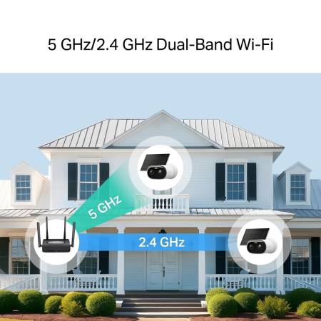 Комплект охранителна камера със соларно захранване Mercusys MC410 KIT