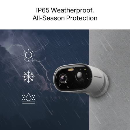 Комплект охранителна камера със соларно захранване Mercusys MC410 KIT