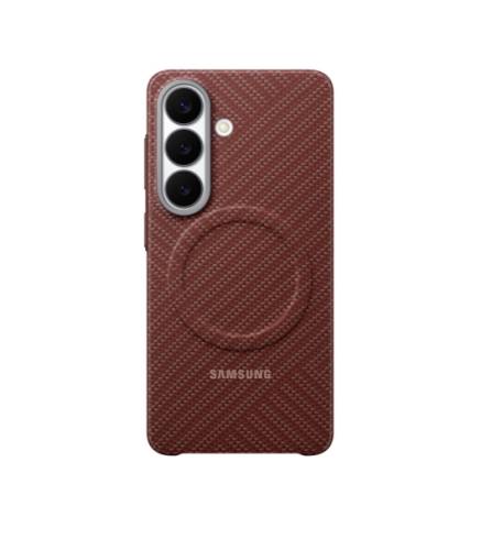Samsung S26 Carbon Magnet Case Coral Red