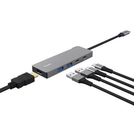 TRUST Dalyx 5-IN-1 Multiport Hub