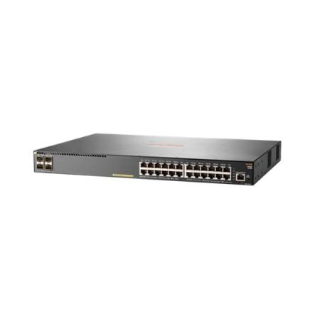 HPE Aruba Networking 2930F 24G PoE+ 4SFP+ Switch