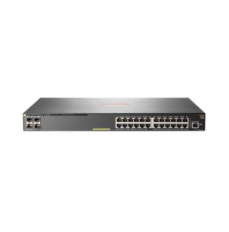 HPE Aruba Networking 2930F 24G PoE+ 4SFP+ Switch