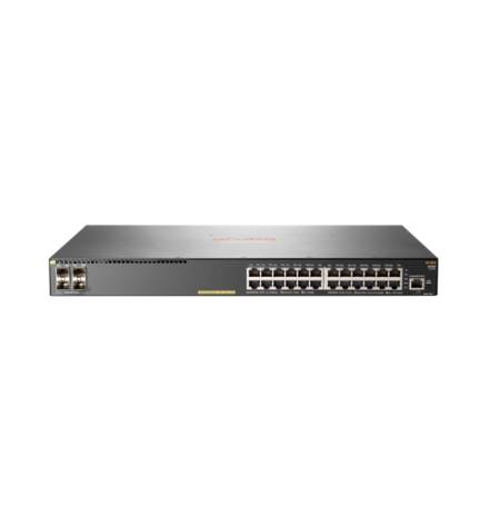 HPE Aruba Networking 2930F 24G PoE+ 4SFP Switch