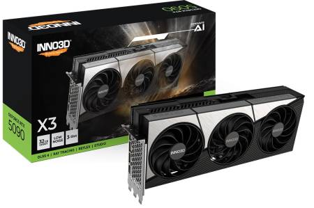 Видео карта Inno3D GeForce RTX 5090 32GB GDDR7 X3 - N50903-32D7-17593928