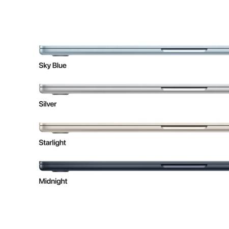Apple MacBook Air 15.3: Apple M5 chip with 10-core CPU and 10-core GPU