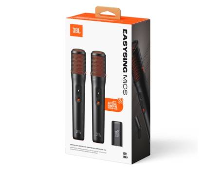 JBL EASYSING MICS Two wireless AI-powered microphones with real-time vocal removal