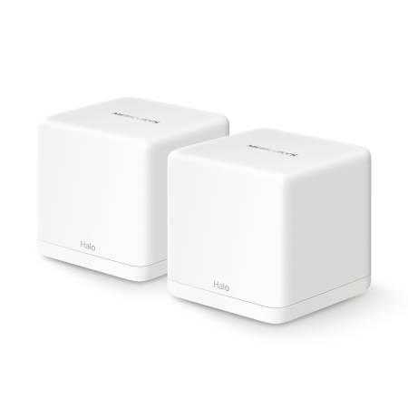 Безжична Wi-Fi 6 Mesh система Mercusys Halo H1500X(2-pack) AX1500