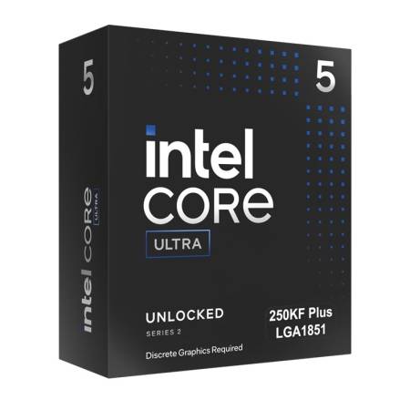 Intel Core Ultra 5 250KF 14C/14T (eC 3.3GHz / pC 4.2GHz / 5.3GHz Boost