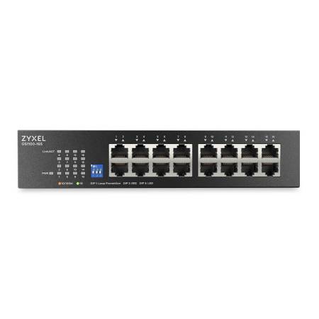 ZyXEL GS1100-16S 16 port Gigabit - DIP selector Unmanaged Switch
