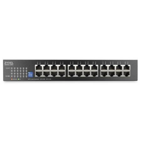 ZyXEL GS1100-24ES  24 port Gigabit - DIP selector Unmanaged Switch v3