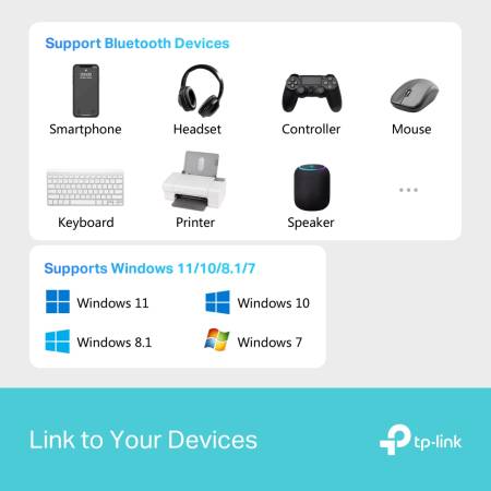Bluetooth 6.0 Nano USB адаптер TP-Link UB600
