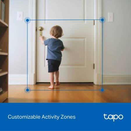 Домашна Wi-Fi Pan/Tilt AI охранителна камера TP-Link Tapo C250