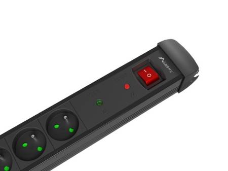 Lanberg Surge Protector SP1 5M 5 x French Outlets Black