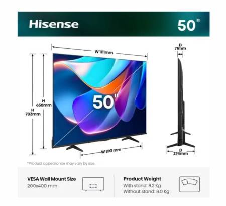 Hisense 50" A6S