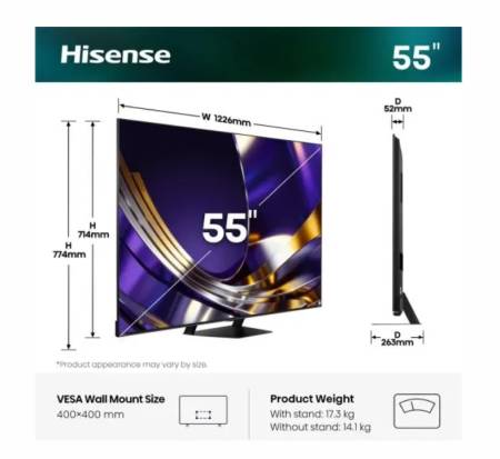 Hisense 55"U7S Pro