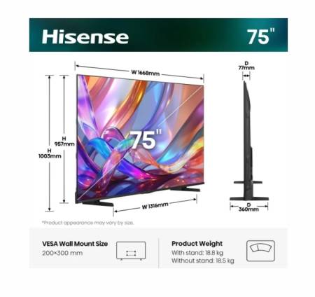 Hisense 75" E7S