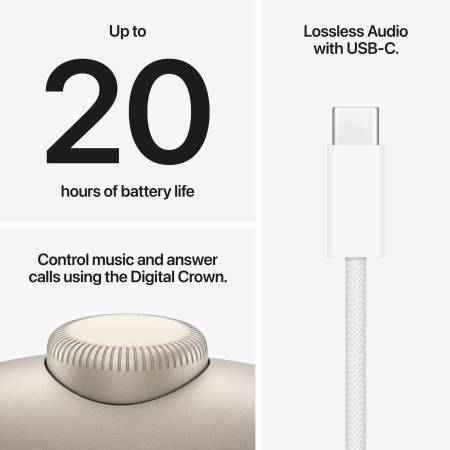 Слушалки Apple AirPods Max&nbsp;2 -&nbsp;Starlight