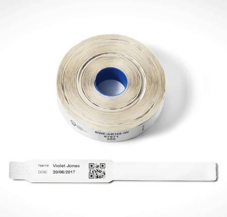 Brother Wristband Infant Adhesive 165mmx20mm (PK OF 4)