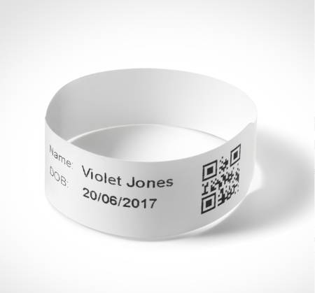 Brother Wristband Infant Adhesive 165mmx20mm (PK OF 4)