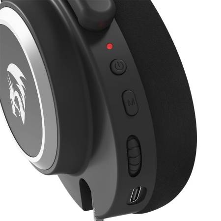 Геймърски слушалки Redragon Nyx Pro H891 с кабел и безжична Bluetooth връзка - черни
