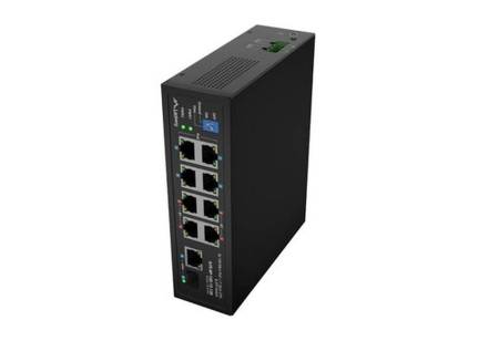 Lanberg Switch ILFE-8P-1Ge-1S-120 POE 4 x BT 4 x AT SFP/ETH DIN Unmanagment Fast Ethernet