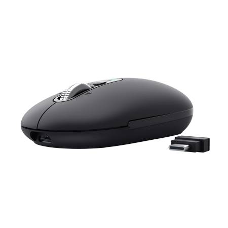 TRUST Seron Slim Multi-Wireless Hyperscroll Mouse Black