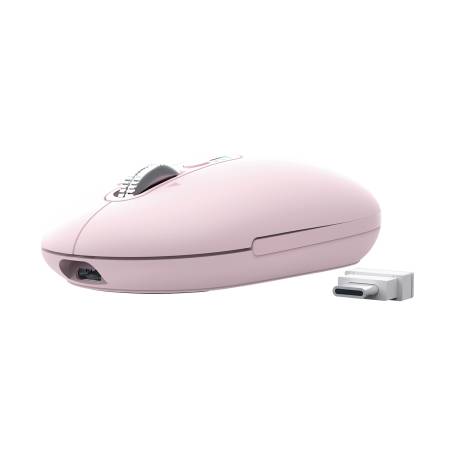 TRUST Seron Slim Multi-Wireless Hyperscroll Mouse Pink