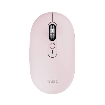 TRUST Seron Slim Multi-Wireless Hyperscroll Mouse Pink