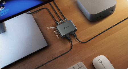 1 към 3 гигабитов Ethernet сплитер TP-Link EH310